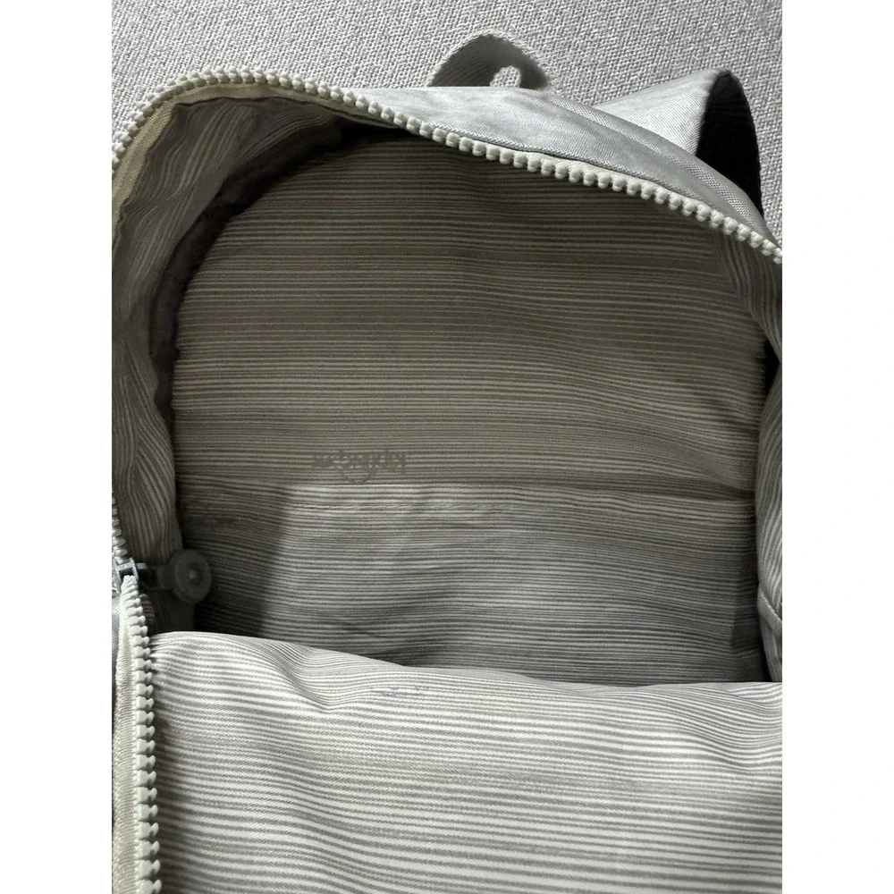 Kipling‎ Medium Backpack Silver Metalic
